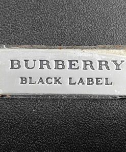 Burberry Black Leather Black Label 5-Hook Key Case - Image 7