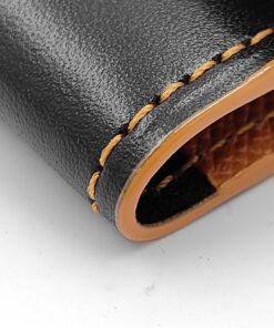 Burberry Black Leather Black Label 5-Hook Key Case - Image 3