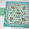 Tiffany & Co. Floral Ribbon 3D Cube Silk Square Scarf