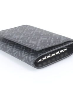 Dunhill Black Signature Coated Canvas 6-Hook Key Case - Image 5