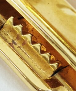 Fendi Gold-Tone Interlocking FF Logo Clamp Belt Buckle, additional view 7
