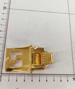Fendi Gold-Tone Interlocking FF Logo Clamp Belt Buckle, additional view 10