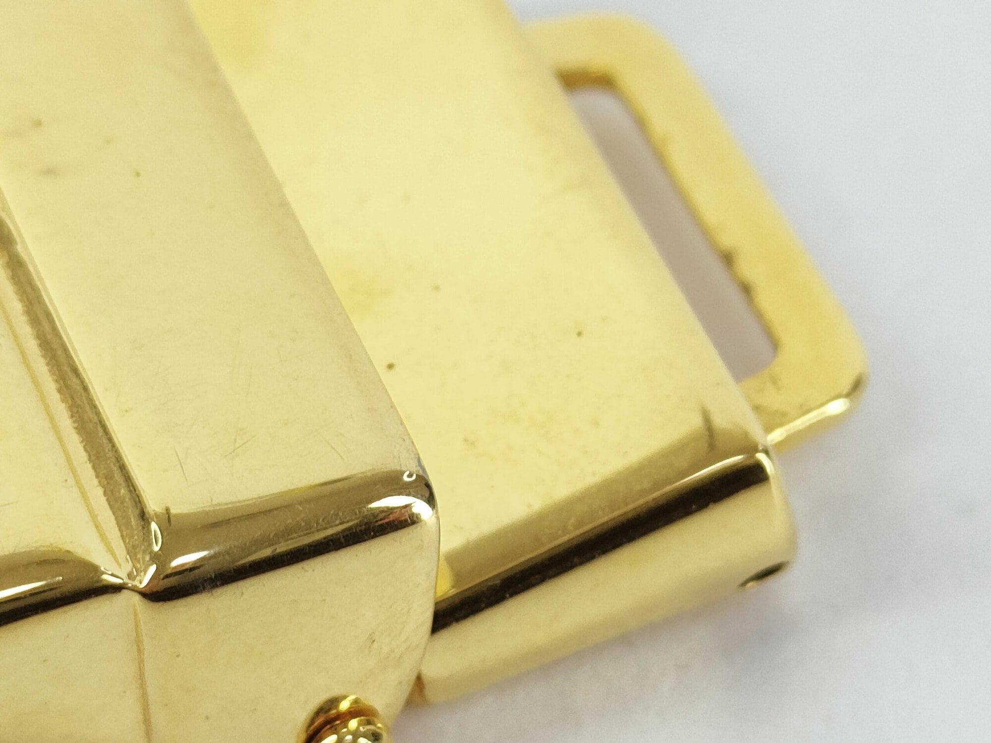 Fendi Gold-Tone Interlocking FF Logo Clamp Belt Buckle, additional view 9