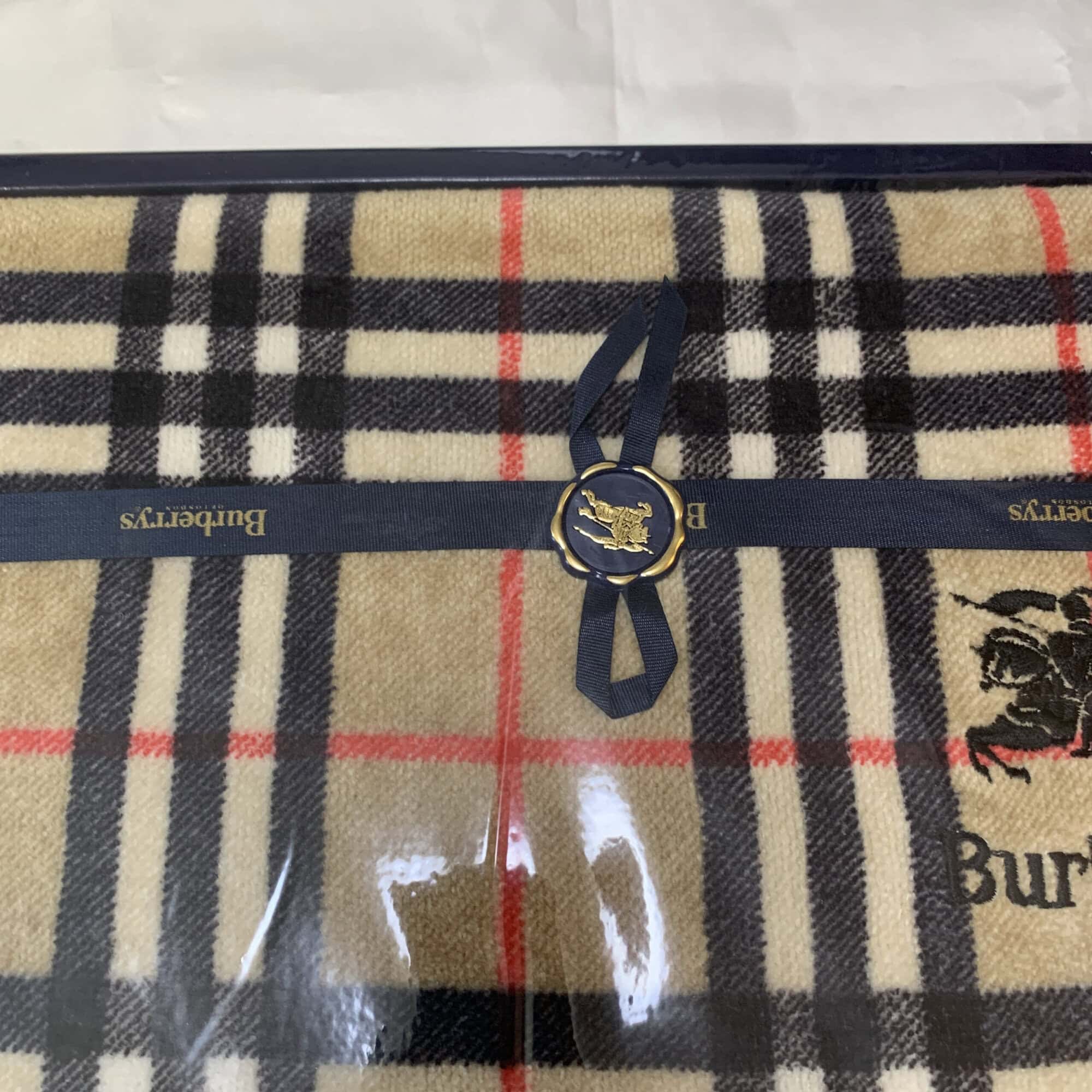 Burberrys Nova Check Embroidered Bath Towel in Box, additional view 3