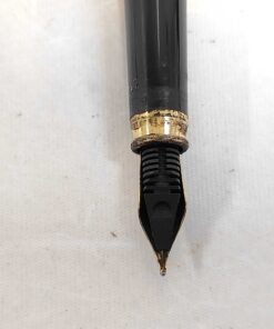 Gucci Interlocking G Slim Fountain Pen Black Gold-Tone, additional view 4