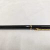 Gucci Interlocking G Slim Fountain Pen Black Gold-Tone