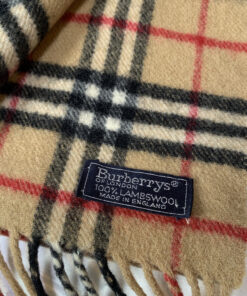 Burberrys Nova Check Lambswool Fringed Scarf, additional view 5