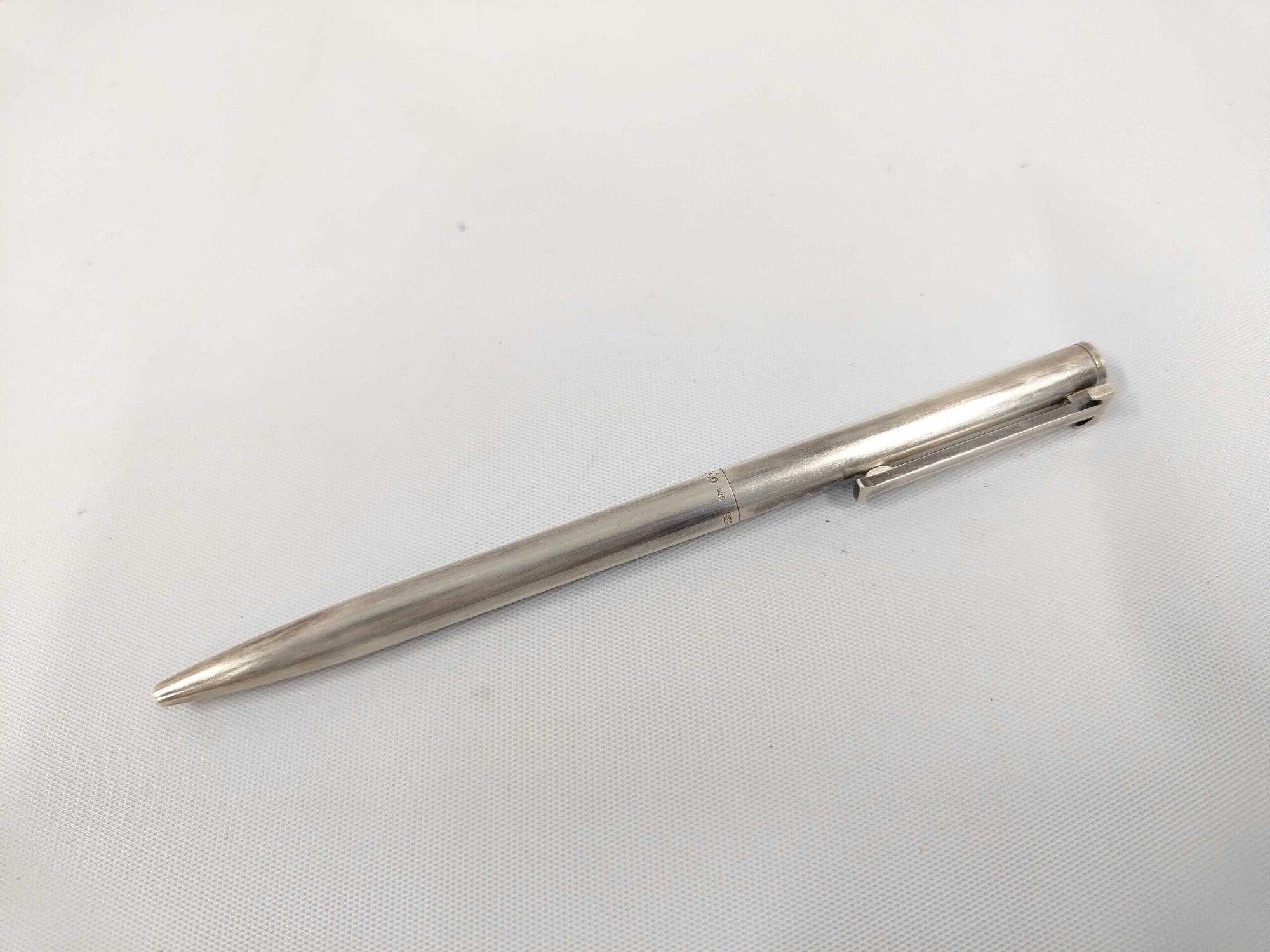 Tiffany & Co. T-Clip Sterling Silver Slim Twist Ballpoint Pen
