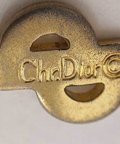 Christian Dior Gold Plated Interlocking CD Logo Oval Medallion Pendant Necklace - Image 6