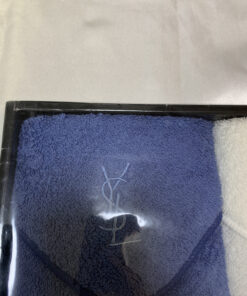Yves Saint Laurent Two-Tone Embroidered Towel Set in Box, additional view 3