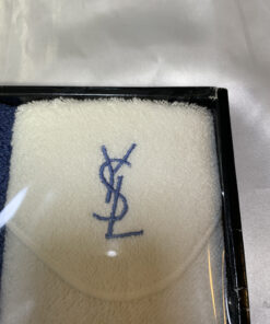 Yves Saint Laurent Two-Tone Embroidered Towel Set in Box, additional view 4