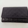 Gucci Navy Microguccissima Leather 6-Ring Key Case Key Holder