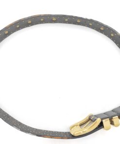 Gianni Versace Medusa Crystal Studded Leather Belt, additional view 2