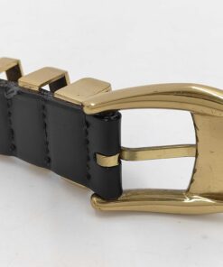 Gianni Versace Medusa Crystal Studded Leather Belt, additional view 10
