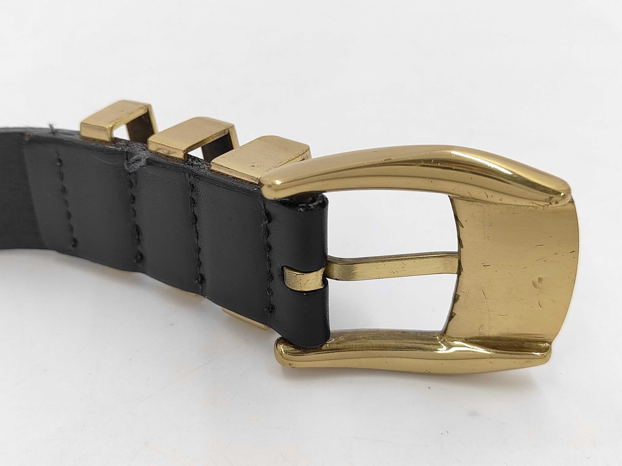 Gianni Versace Medusa Crystal Studded Leather Belt, additional view 10