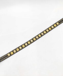Gianni Versace Medusa Crystal Studded Leather Belt, additional view 3