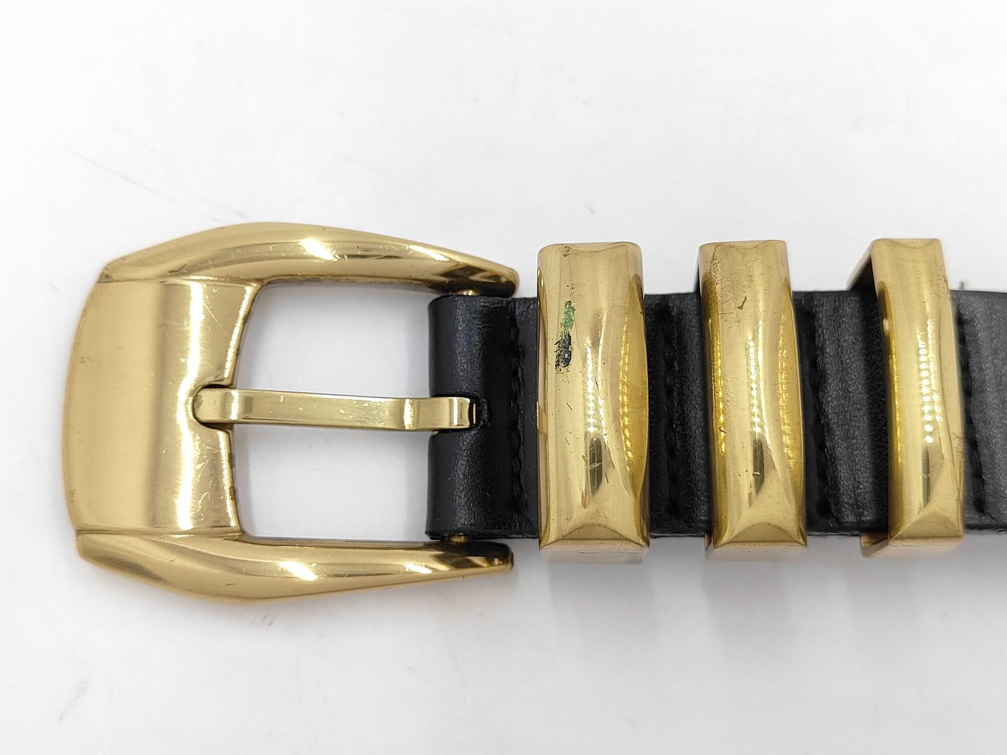Gianni Versace Medusa Crystal Studded Leather Belt, additional view 9