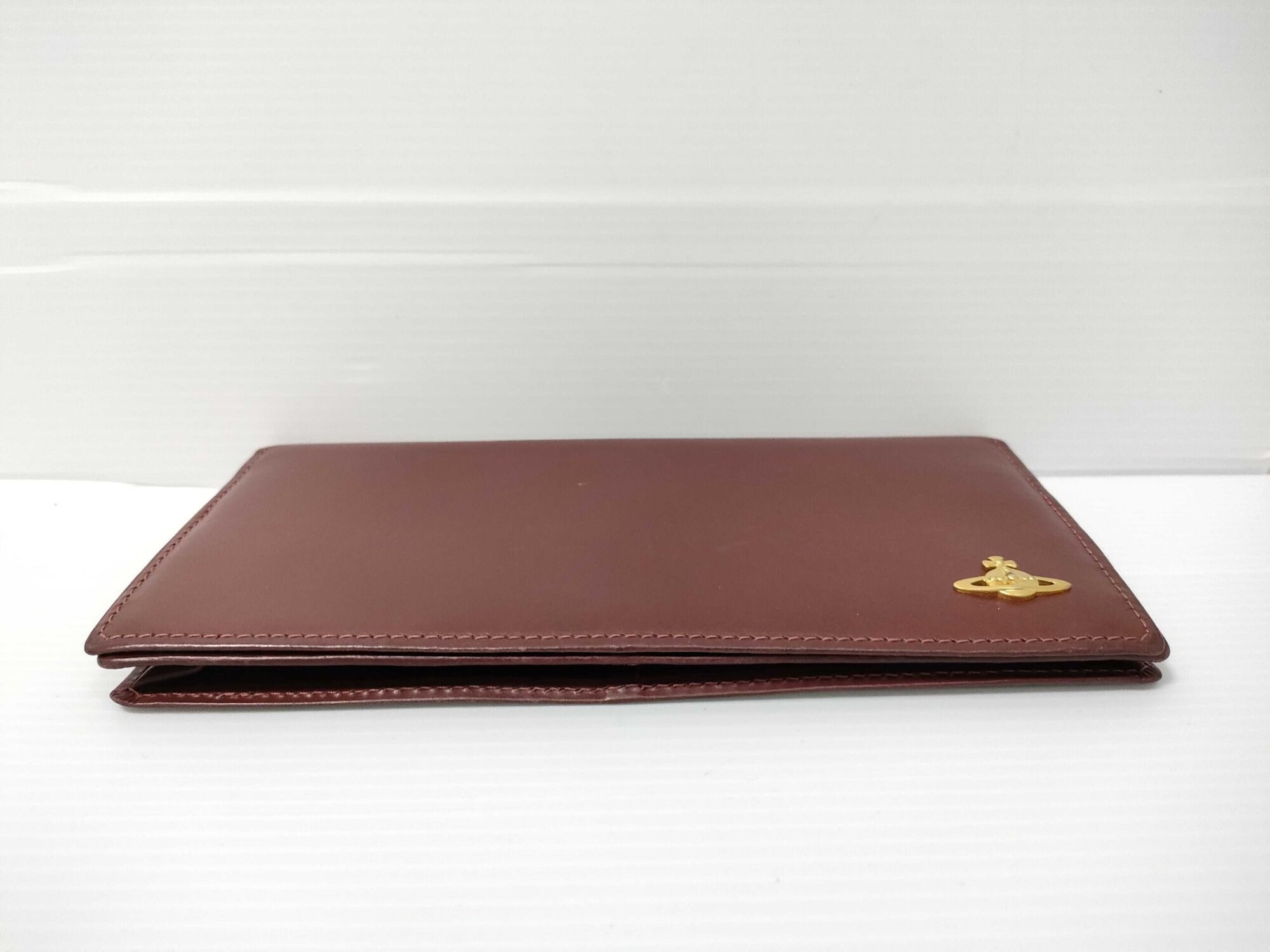 Vivienne Westwood Chestnut Brown Smooth Leather Long Continental Wallet - Image 5