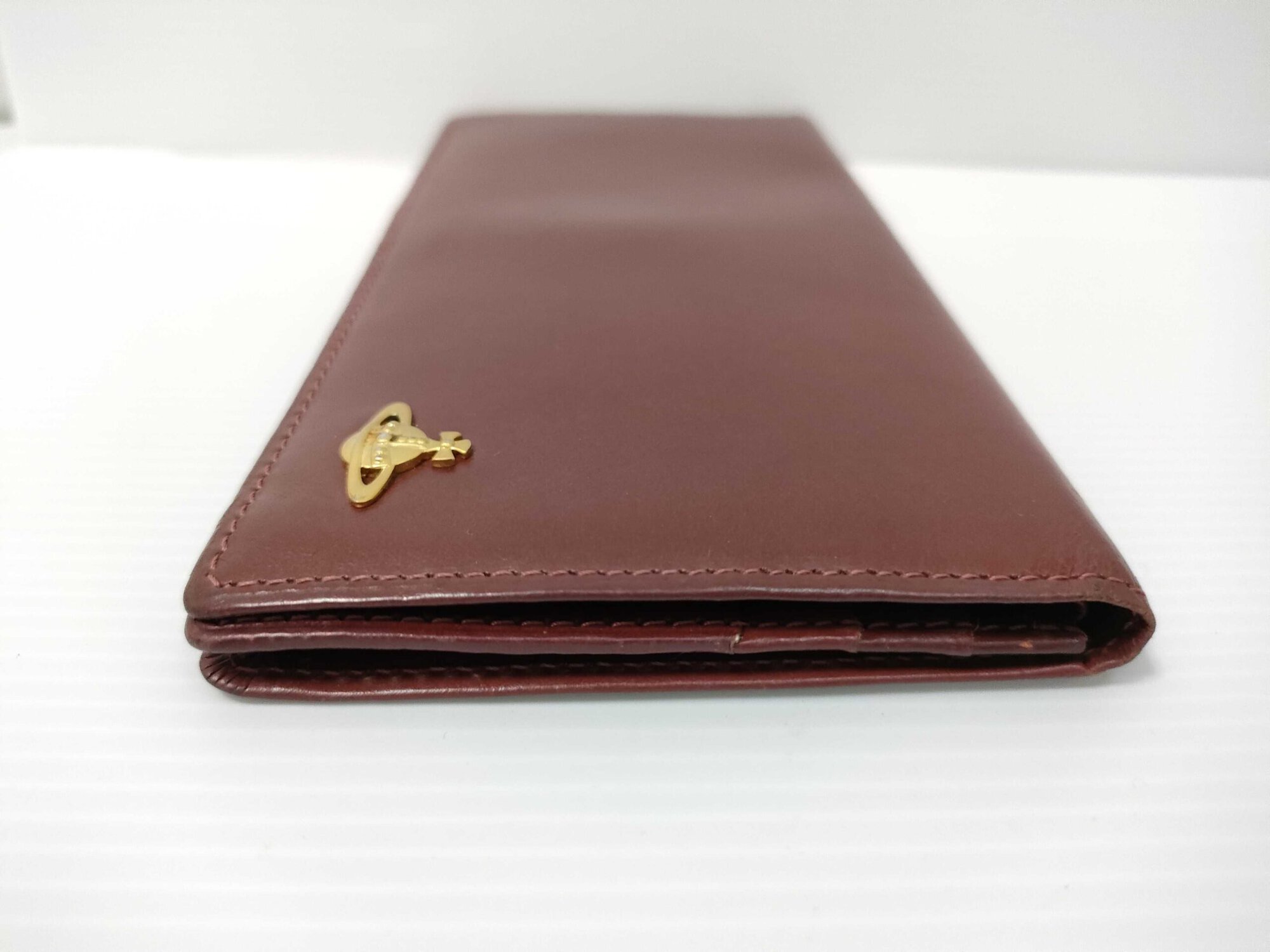 Vivienne Westwood Chestnut Brown Smooth Leather Long Continental Wallet - Image 3