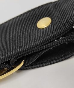 Salvatore Ferragamo Black Vara Grosgrain Ribbon Gold Plated Logo Buckle Belt, additional view 9