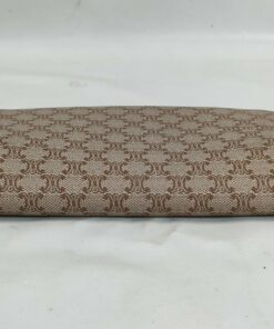 Vintage Celine Macadam Canvas Long Kiss-Lock Continental Wallet - Image 5