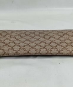 Vintage Celine Macadam Canvas Long Kiss-Lock Continental Wallet - Image 7