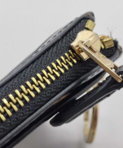 Coach Mahogany Black Signature Canvas Mini Skinny ID Case - Image 7