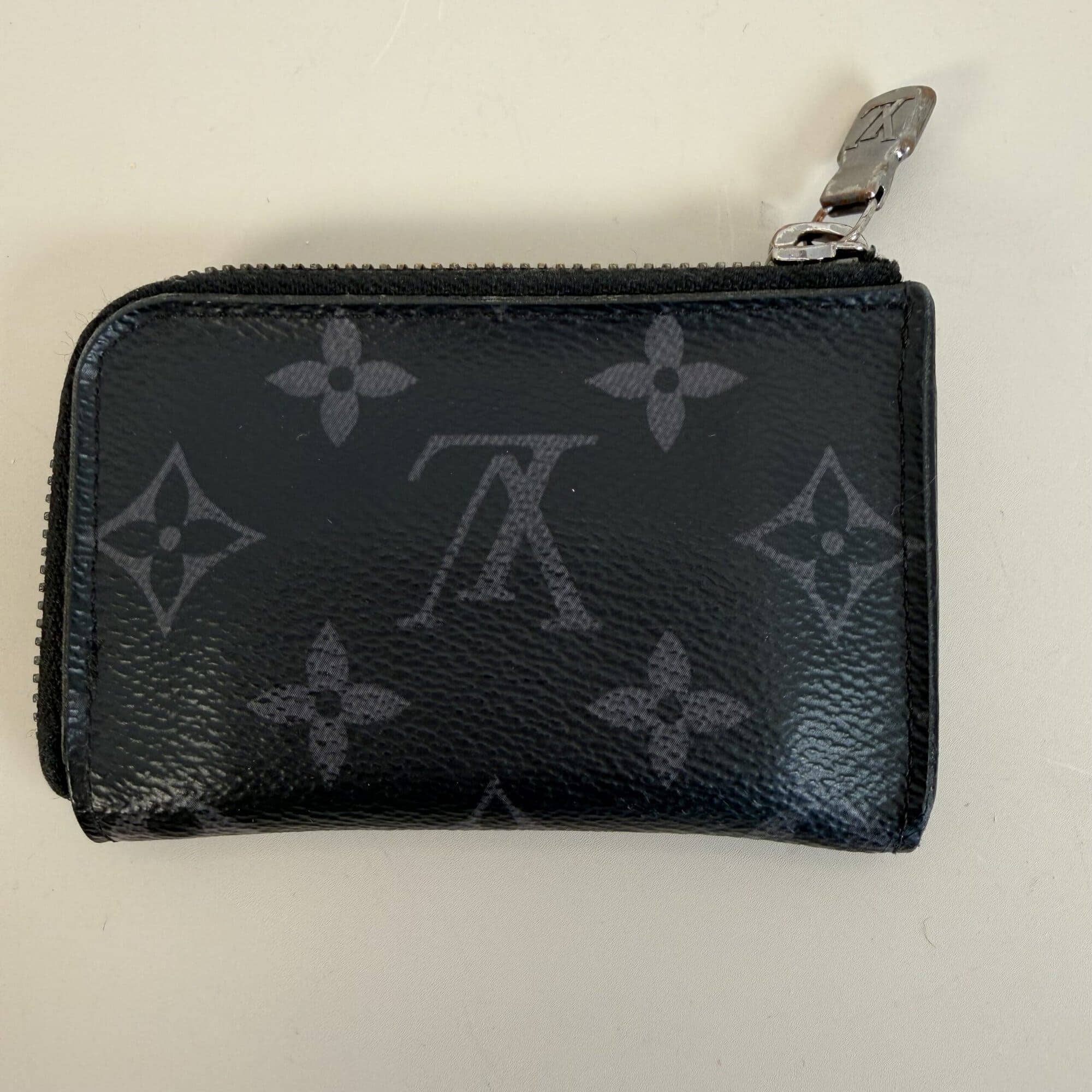 Louis Vuitton Monogram Eclipse Porte Monnaie Jour (or Pochette Clé) coin/key case image 2