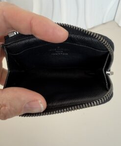Louis Vuitton Monogram Eclipse Porte Monnaie Jour Coin Key Case, additional view 3
