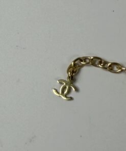 Chanel Coco Mark Faux Pearl Drop Pendant Necklace Vintage - Image 3