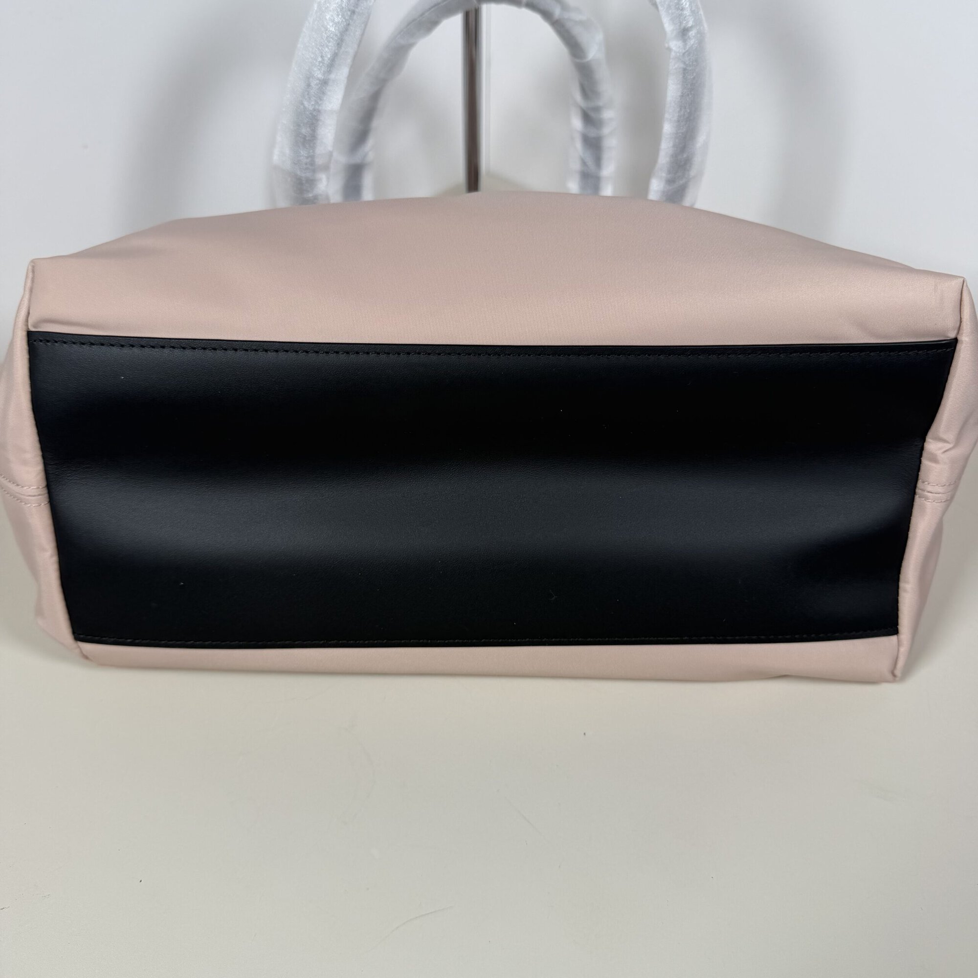 Burberry Rose Beige Nylon LG Zip Tote