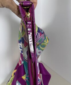 Coach Vintage Poppy Graffiti Hearts Glam Tote Bag