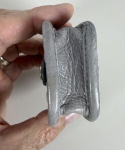 Miu Miu Nube Grey Matelassé Nappa Leather Multi-Functional Bag Charm