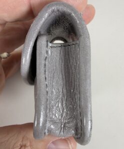 Miu Miu Nube Grey Matelassé Nappa Leather Multi-Functional Bag Charm