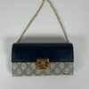 Gucci Small GG Supreme Padlock Continental Wallet on Chain