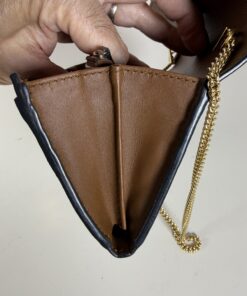 Gucci Small GG Supreme Padlock Continental Wallet on Chain