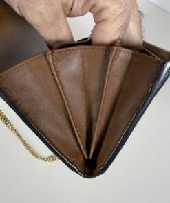 Gucci Small GG Supreme Padlock Continental Wallet on Chain