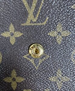 Louis Vuitton Monogram Noir Black Leather Twice Pochette Crossbody Bag - Image 14