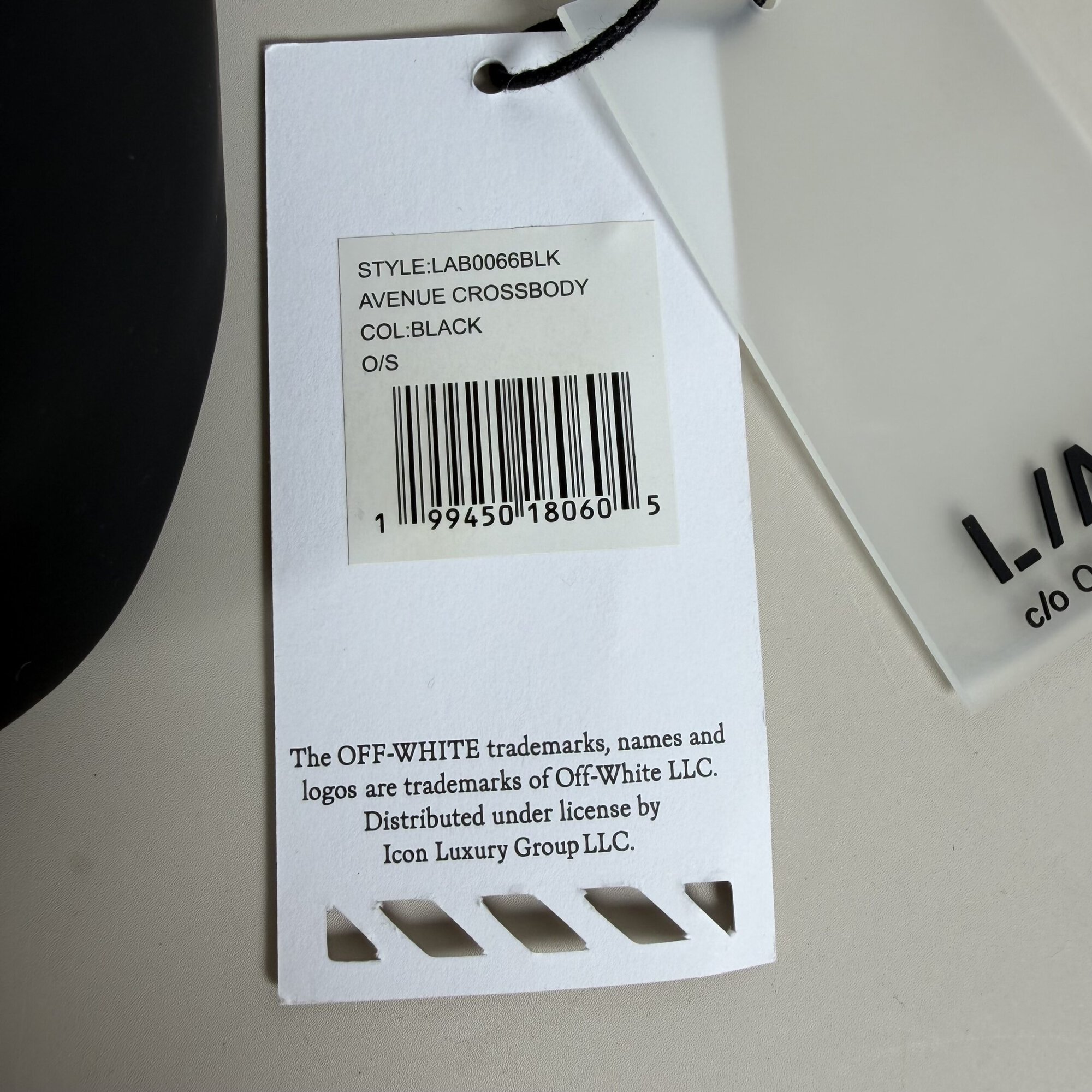 L/AB c/o Off-White Avenue Crossbody Bag - Black image 3