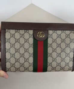 Gucci Small GG Supreme Ophidia Chain Shoulder Bag