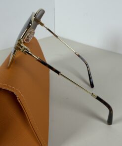 ory Burch Gold Polarized Brown Gradient Butterfly Sunglasses