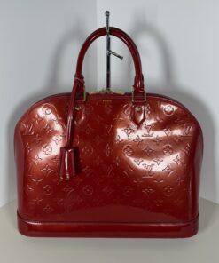 Louis Vuitton Pomme d'Amour Monogram Vernis Alma GM Bag
