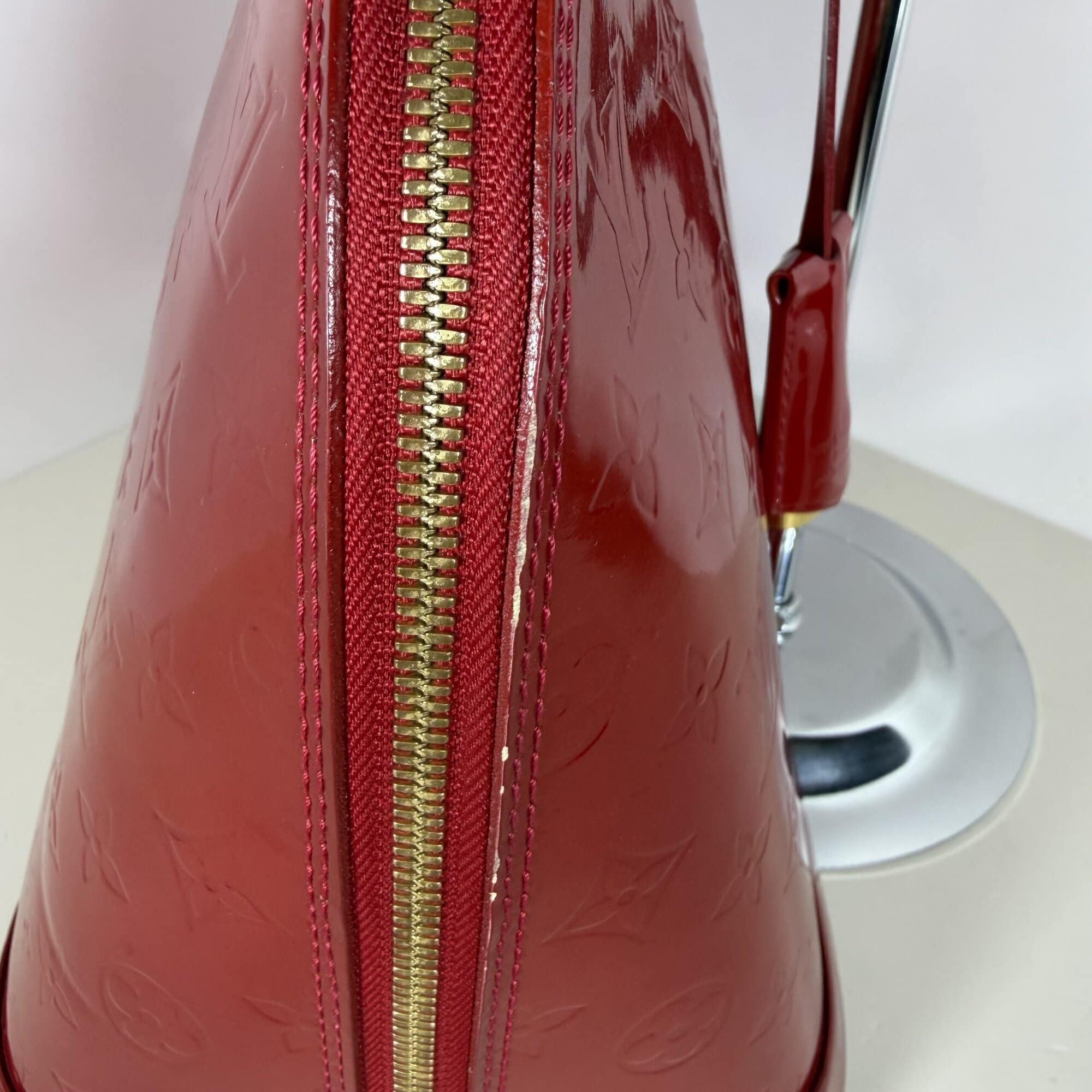 Louis Vuitton Pomme d'Amour Monogram Vernis Alma GM Bag image 3