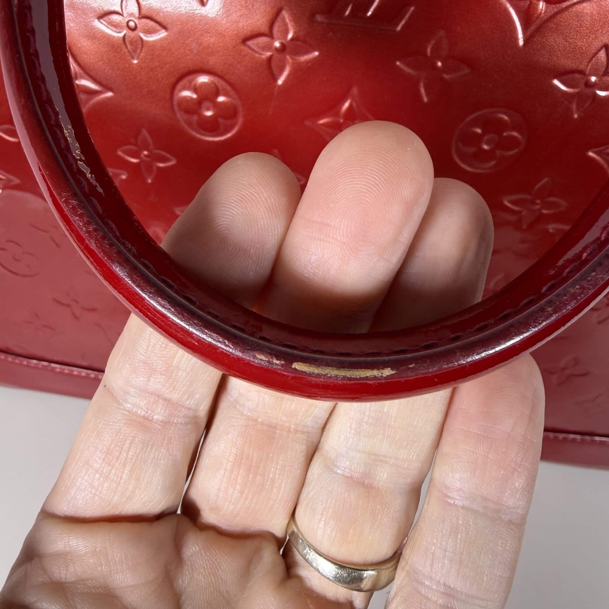 Louis Vuitton Pomme d'Amour Monogram Vernis Alma GM Bag image 5