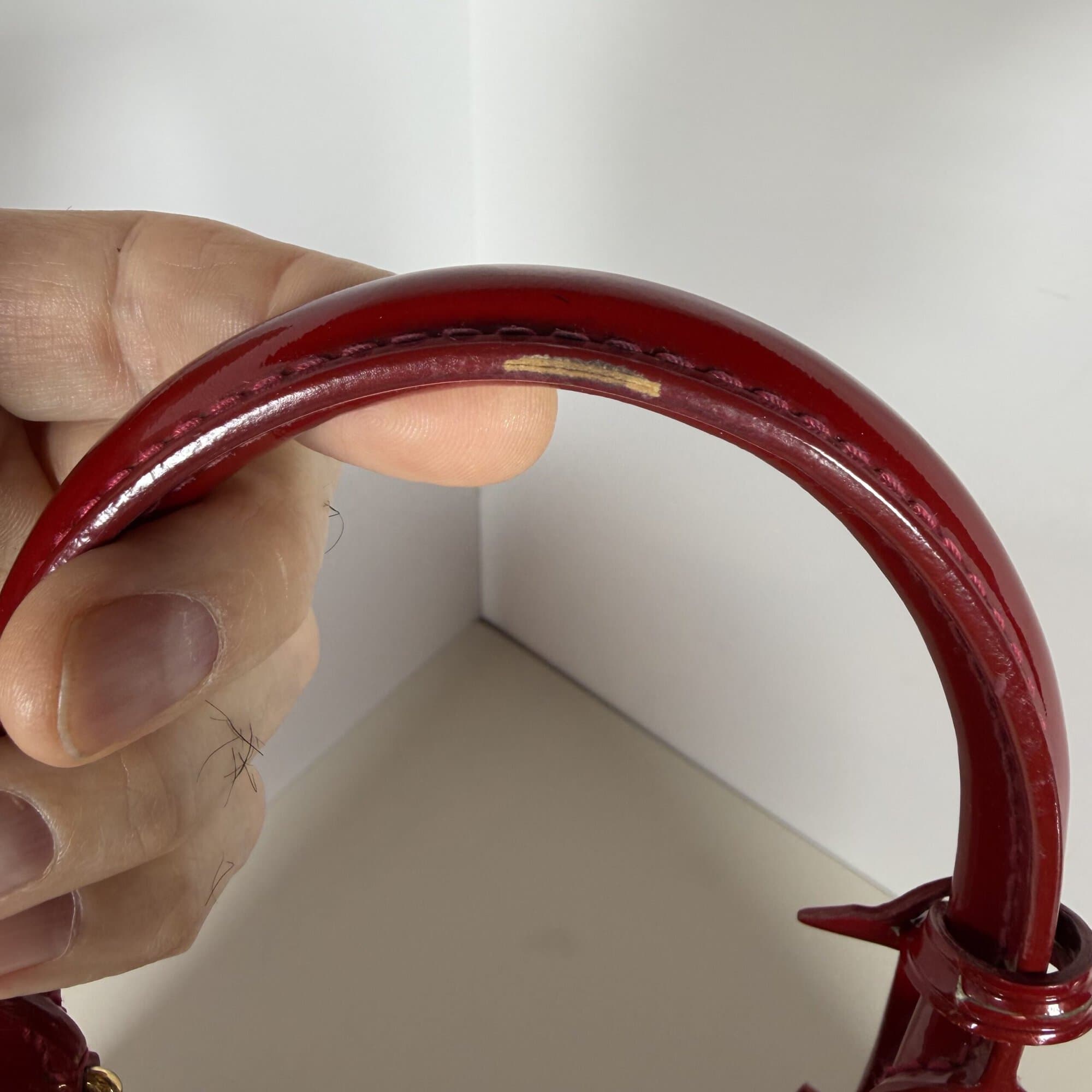 Louis Vuitton Pomme d'Amour Monogram Vernis Alma GM Bag image 6