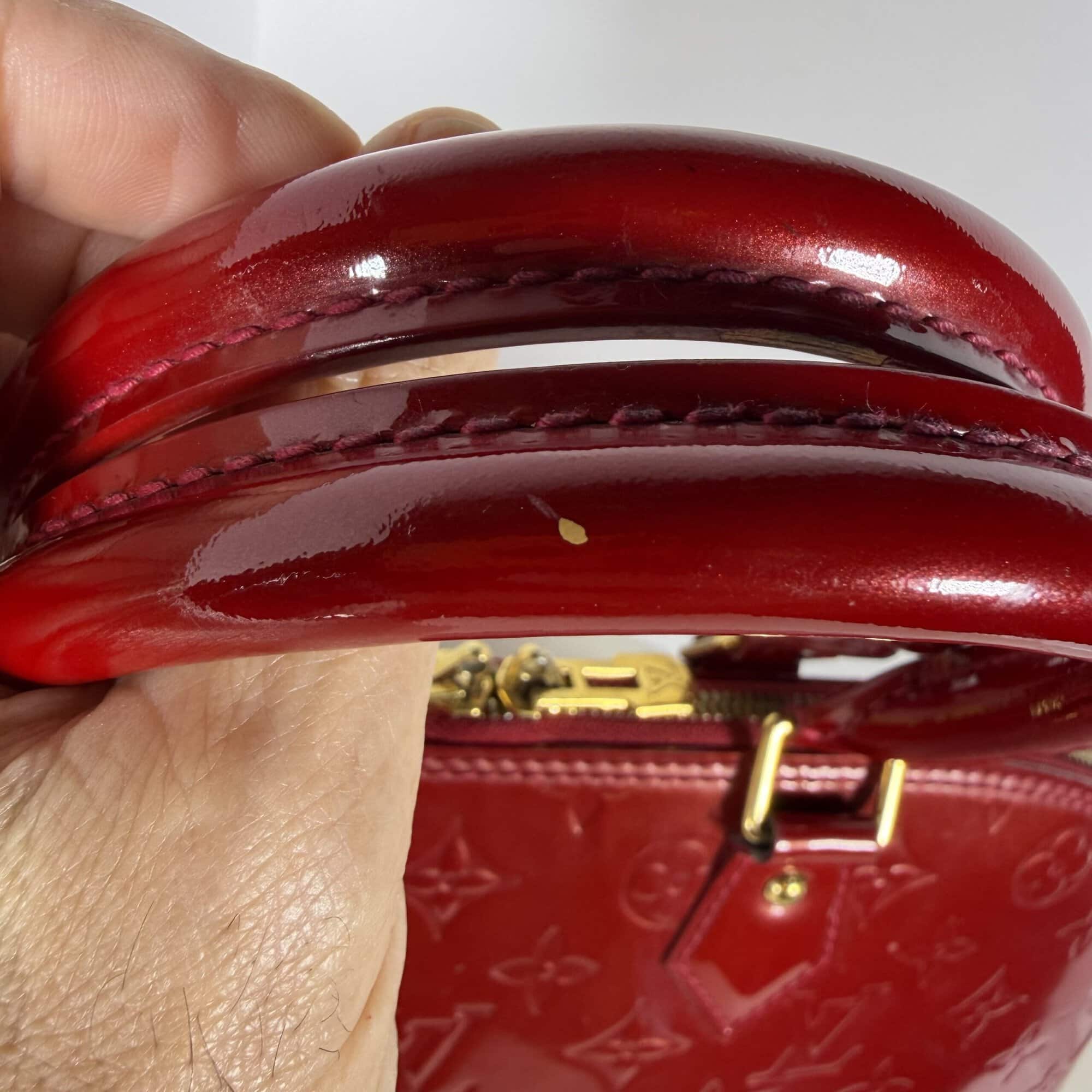 Louis Vuitton Pomme d'Amour Monogram Vernis Alma GM Bag image 7