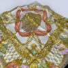 Vintage Celine Paris Baroque Jewel Easter Egg Motif Silk Scarf