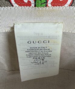 Gucci GG Supreme Monogram Les Pommes Apple Bucket Hat - Image 6