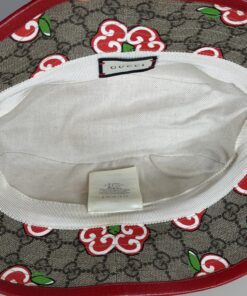Gucci GG Supreme Monogram Les Pommes Apple Bucket Hat - Image 8