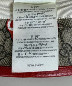 Gucci GG Supreme Monogram Les Pommes Apple Bucket Hat - Image 9